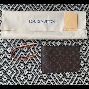 LV Zippered Clutch